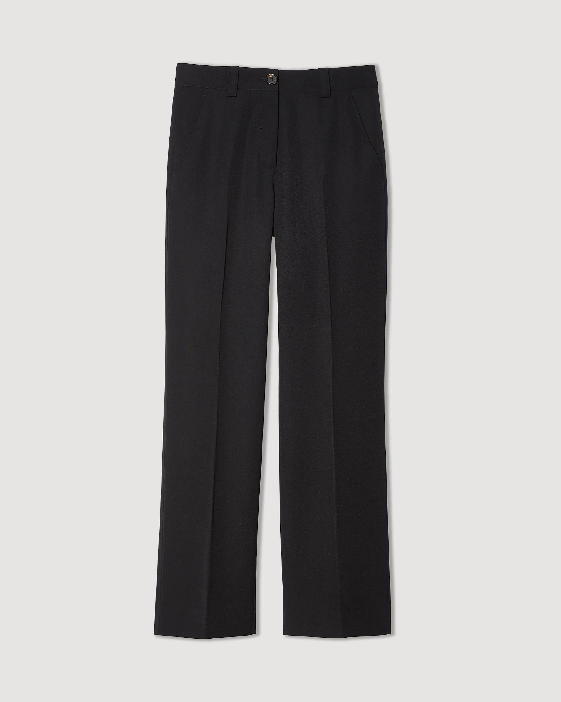 Avery Trouser in Wool, Black