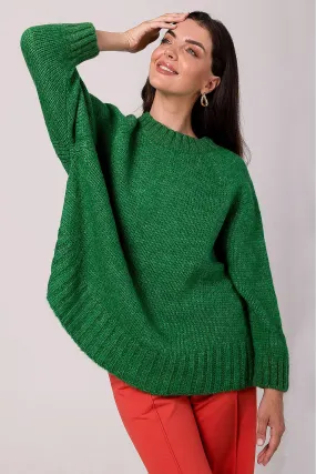 BE KNIT Wool-blend Women's Batwings Knitted Sweater- European-made & Imported