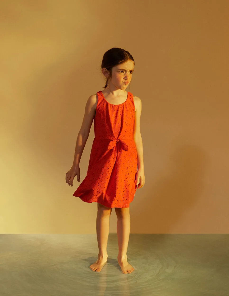 Beach Dress for Girls, Red