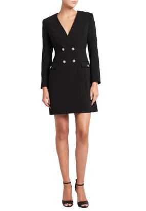 Black Stardom Blazer Mini Dress (UK 8)