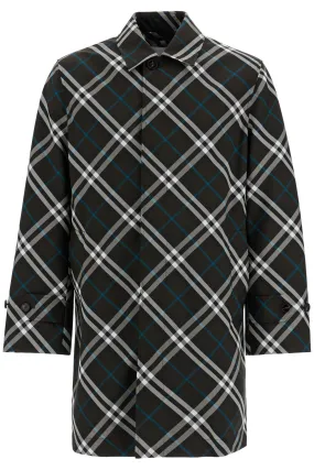 Burberry Ered\N\NCheckered Nylon Car Coat