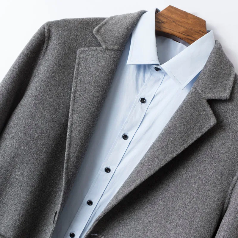 Classic Merino-Blend Blazer Jacket