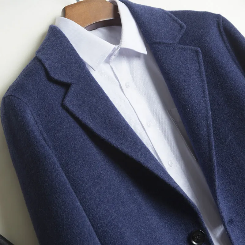 Classic Merino-Blend Blazer Jacket