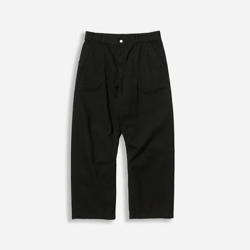 CORE WIDE FIT FATIGUE PANTS - BLACK