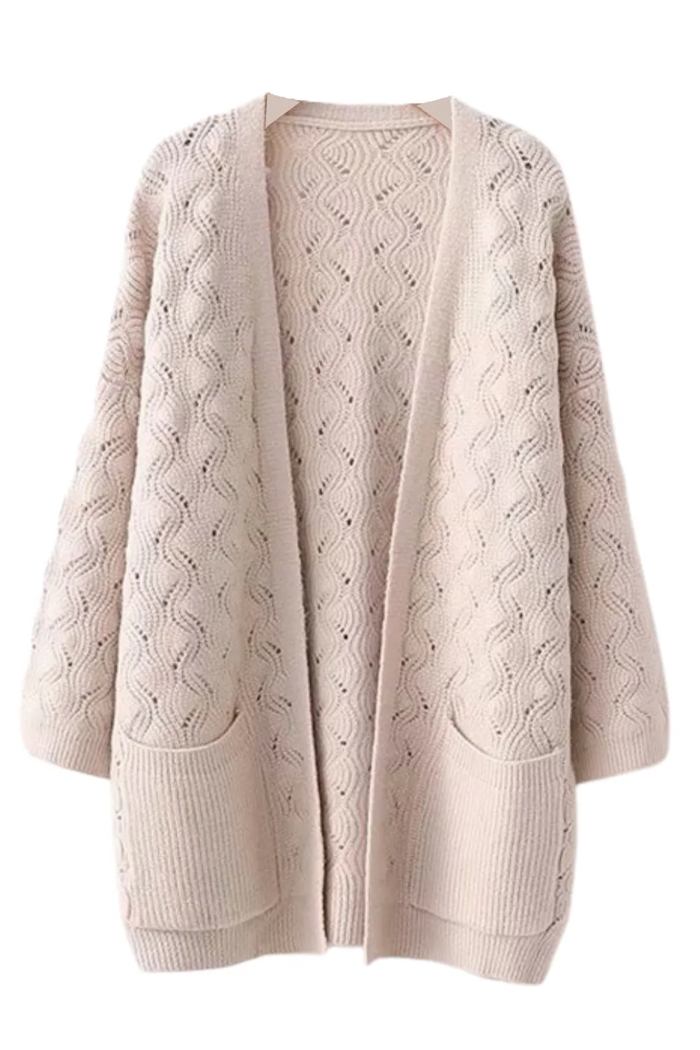 'Dione' Open Front Knitted Cardigan (3 Colors)