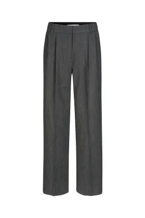 Haveny Trousers in Dark Grey Melange