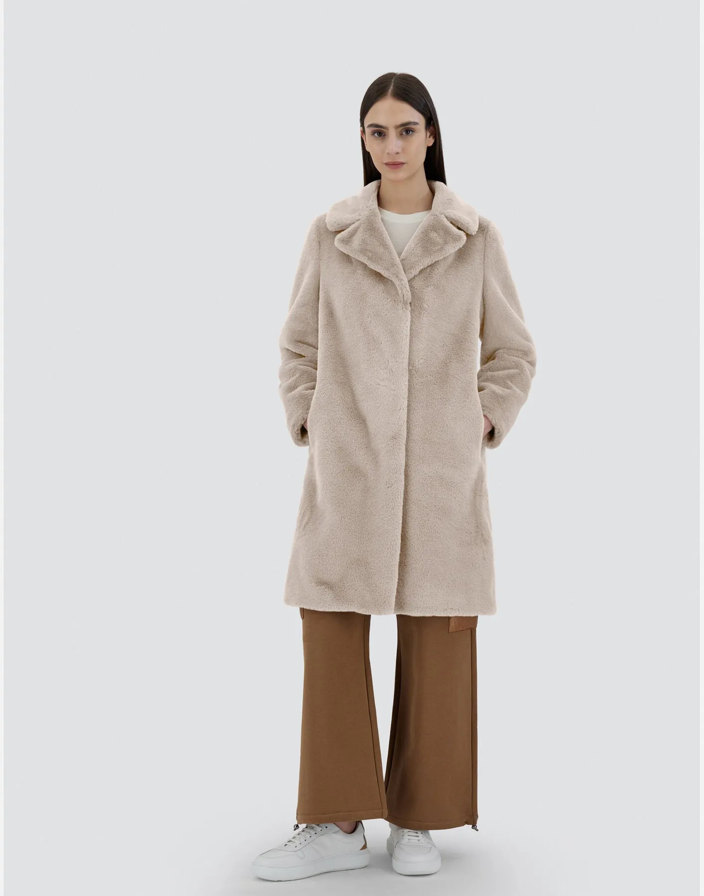 Herno Soft Faux Fur Coat