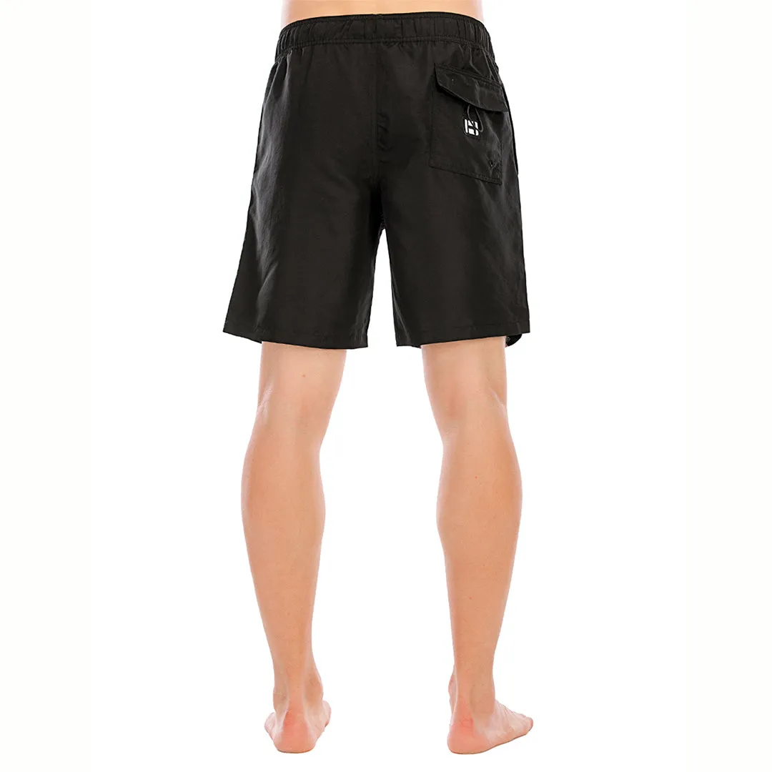 HUGE SPORTS Classic UPF50  Mens Board Shorts - Black