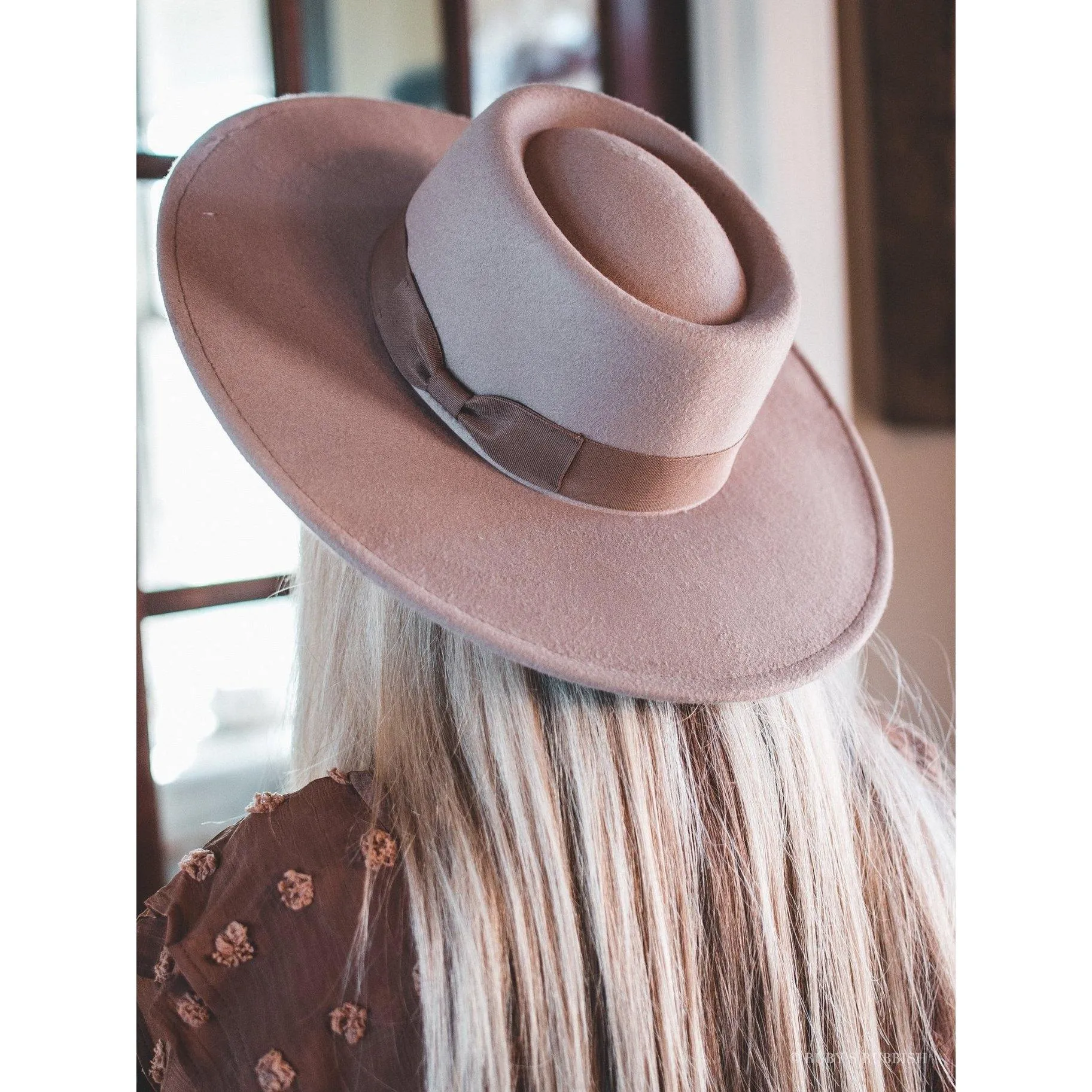 Isla Wide Brim Boater Hat