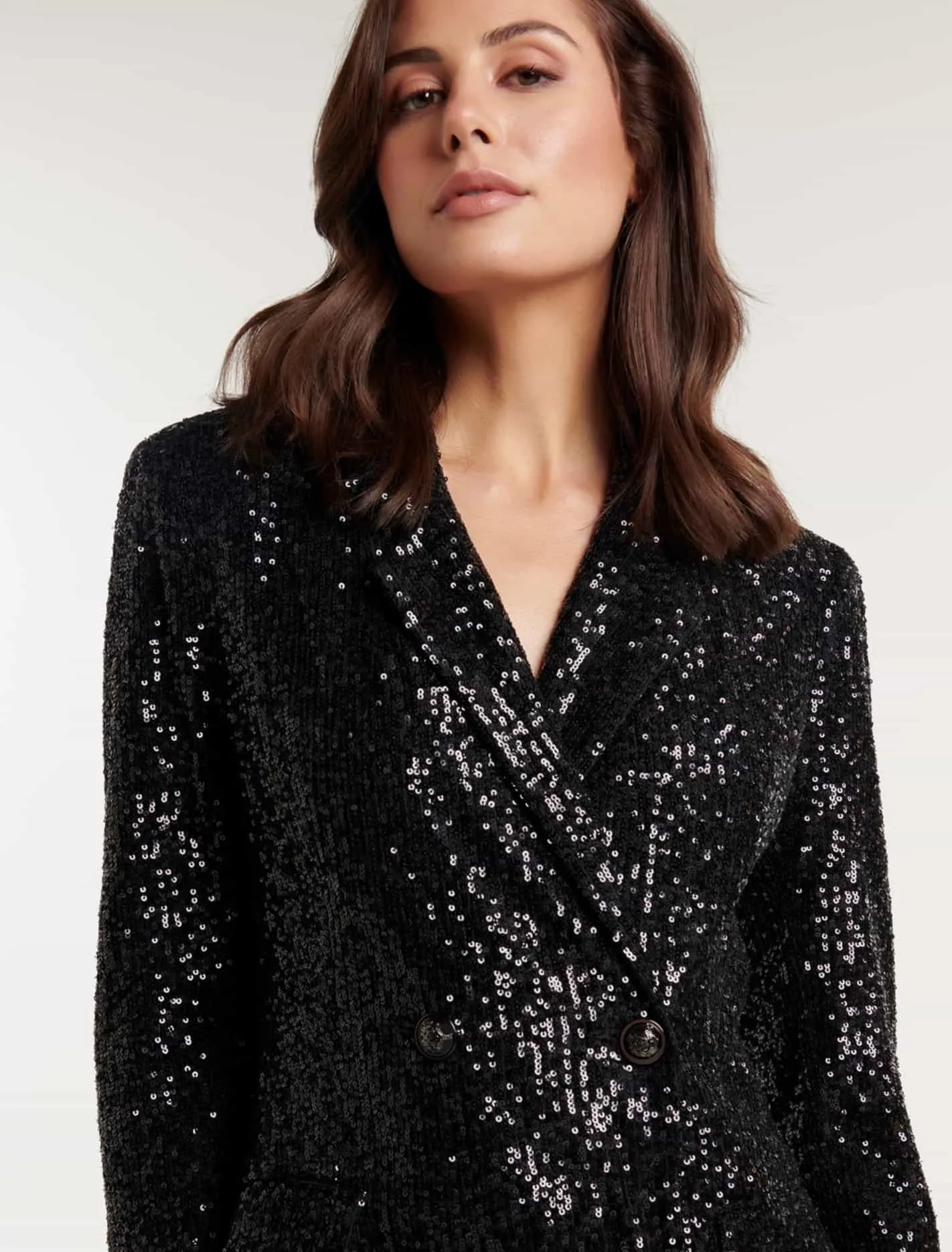 Jordan Sequin Blazer Dress