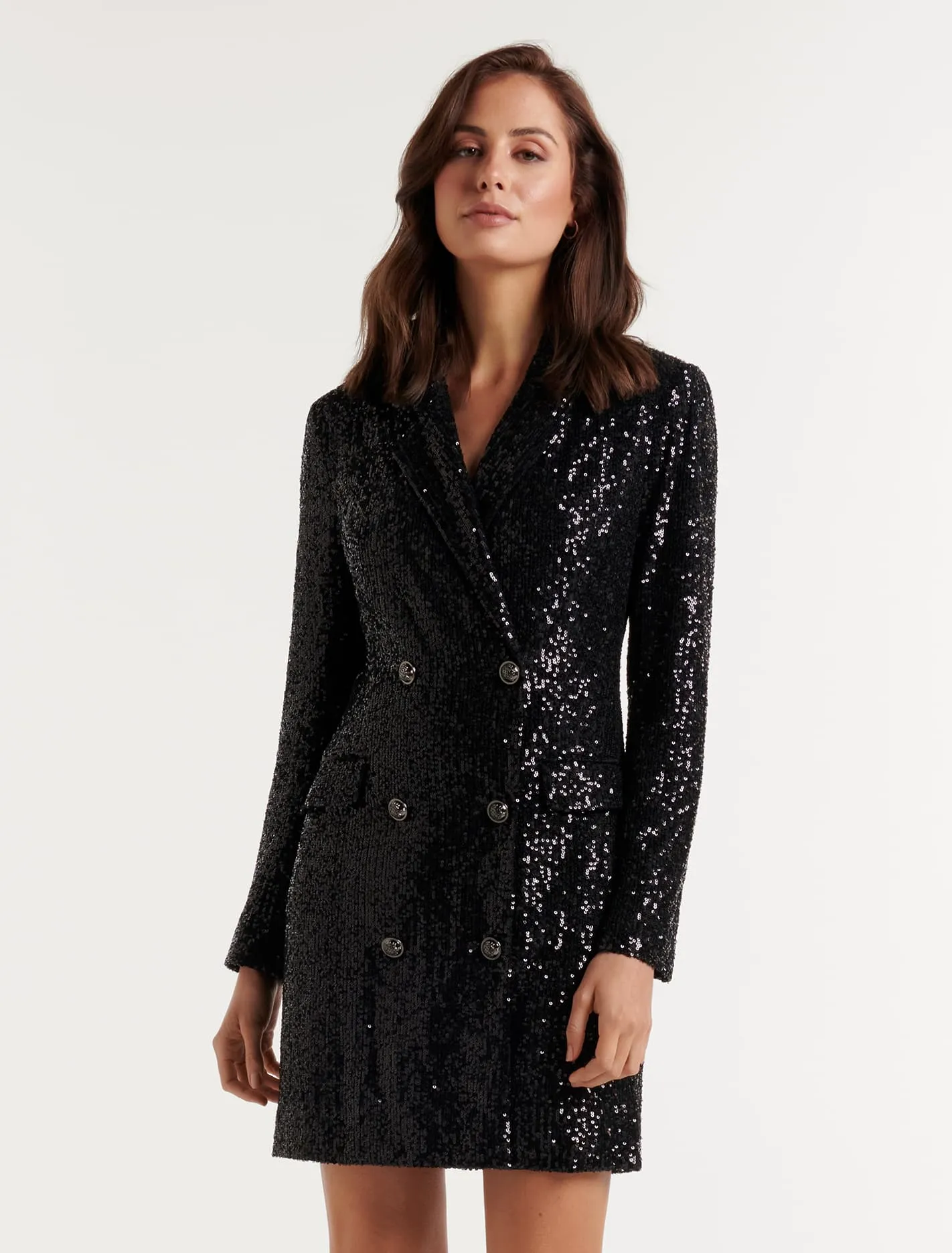 Jordan Sequin Blazer Dress