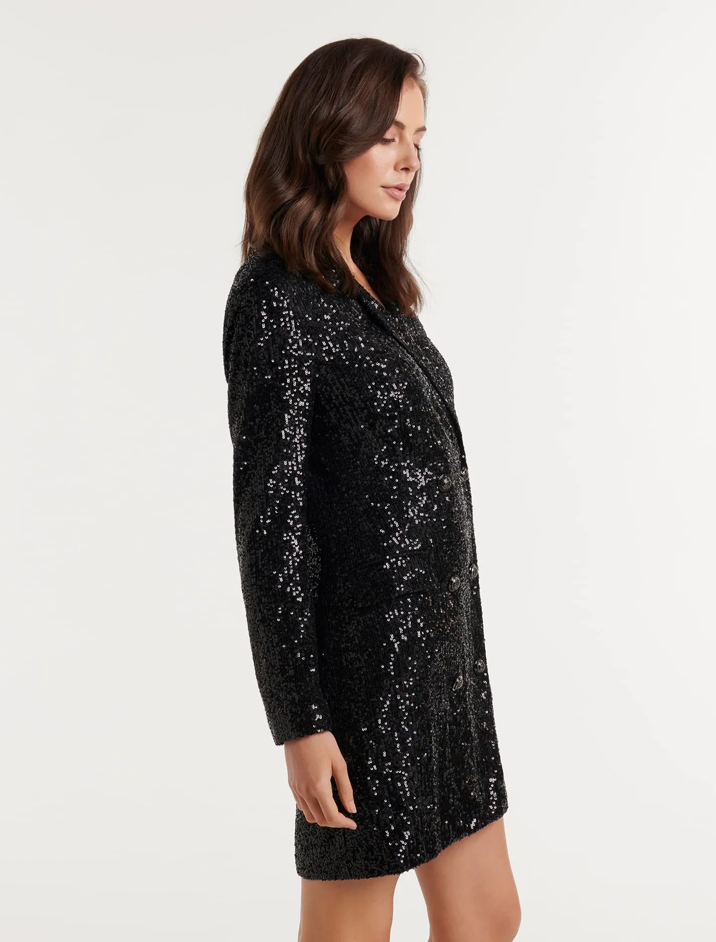 Jordan Sequin Blazer Dress