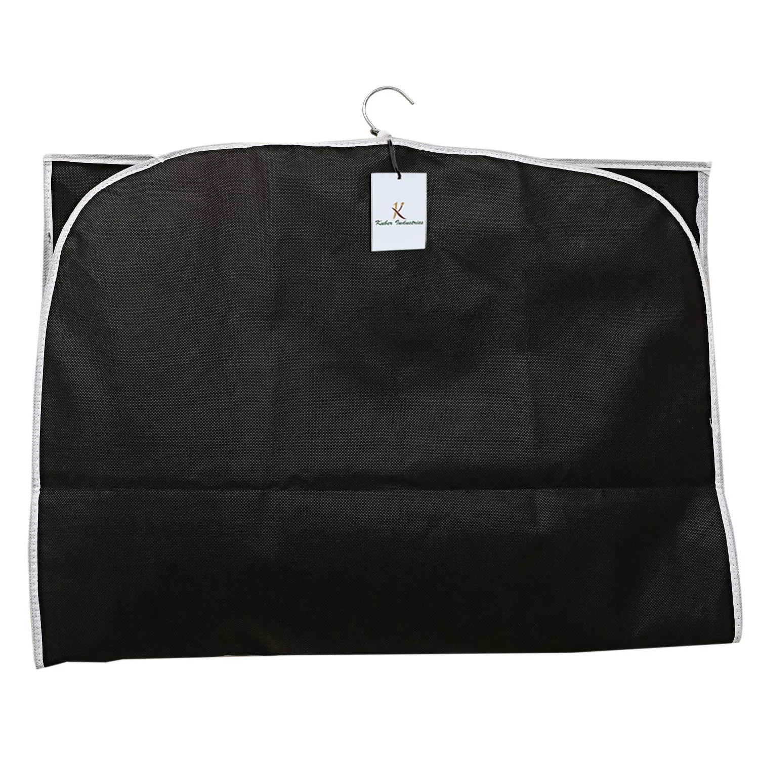 Kuber Industries 3 Piece Non Woven Coat Cover, Black (CTKTC2435)