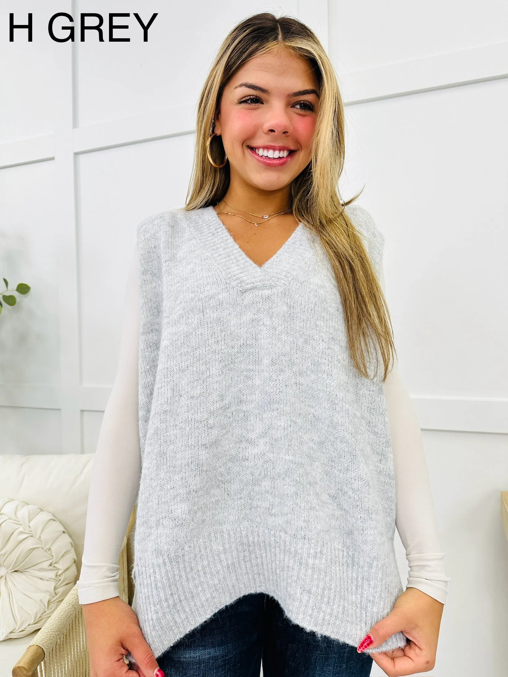 Layered in Love Sweater Vest- Multiple Colors!