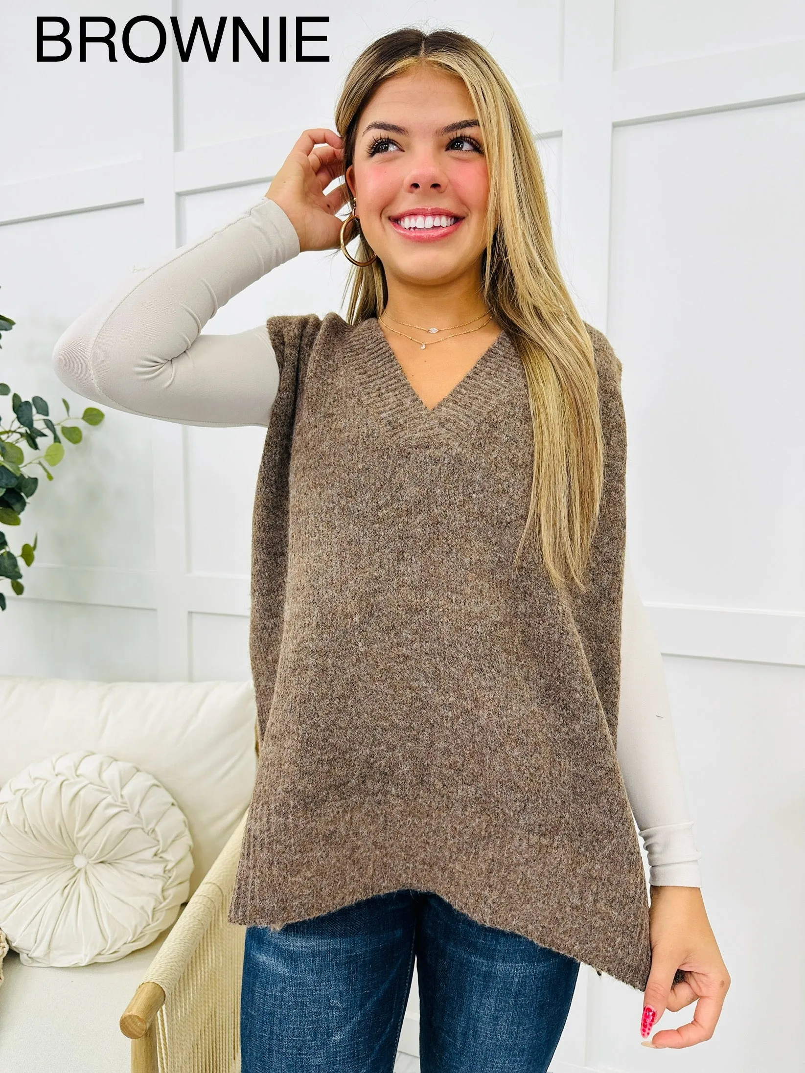 Layered in Love Sweater Vest- Multiple Colors!