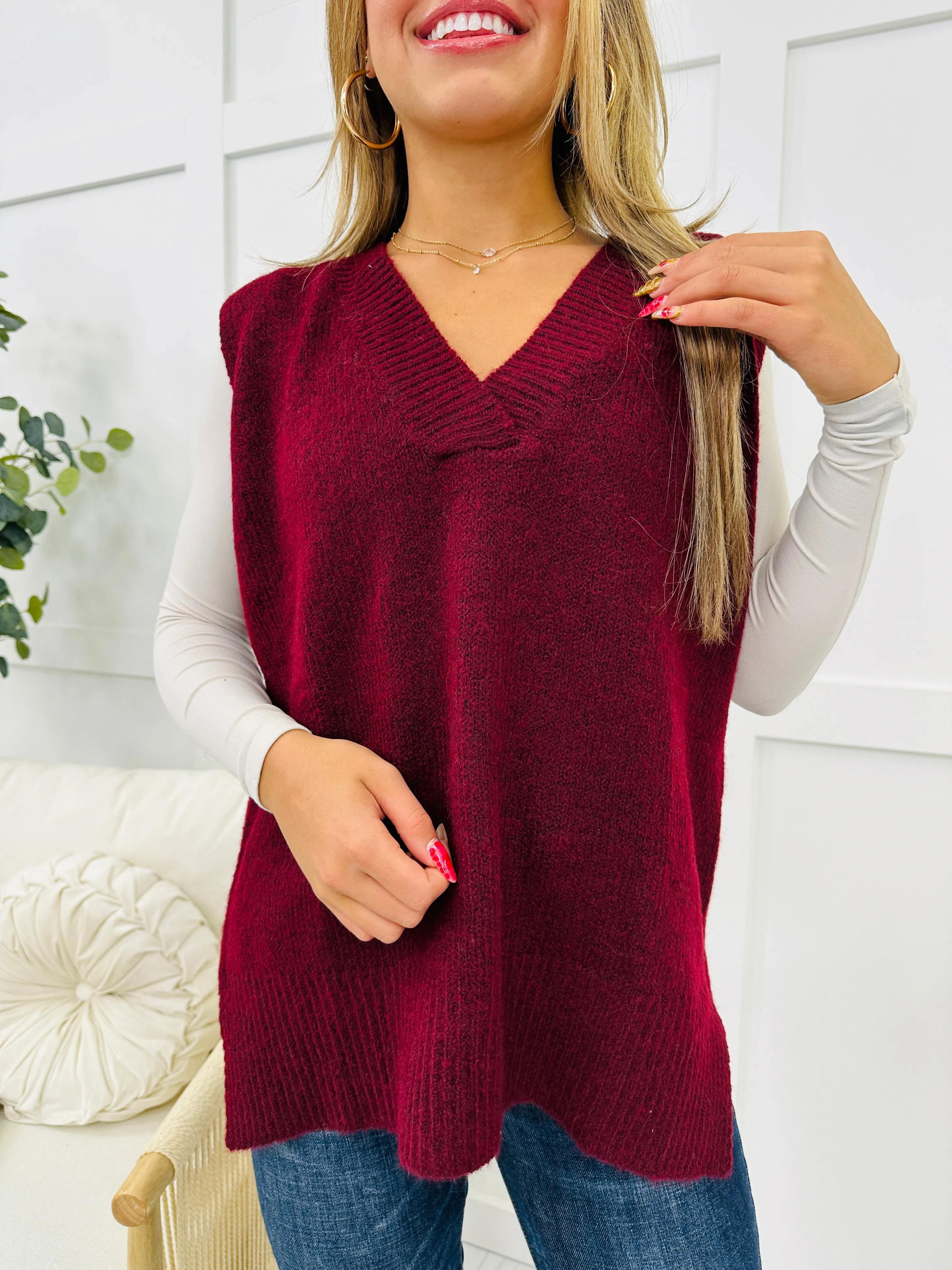 Layered in Love Sweater Vest- Multiple Colors!