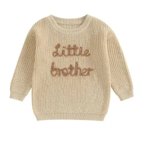 Little Brother Knitted Baby Sweater