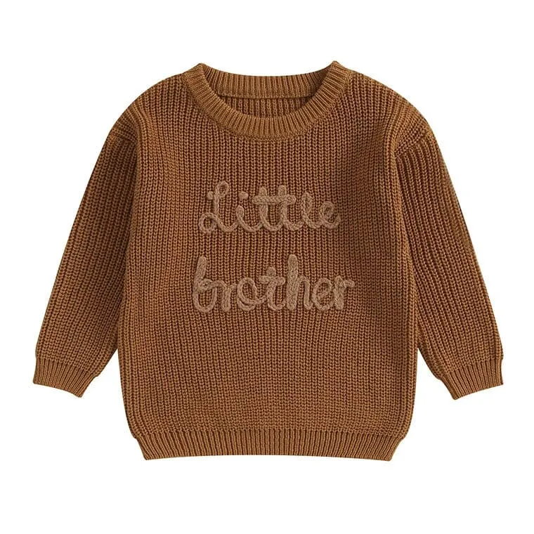 Little Brother Knitted Baby Sweater