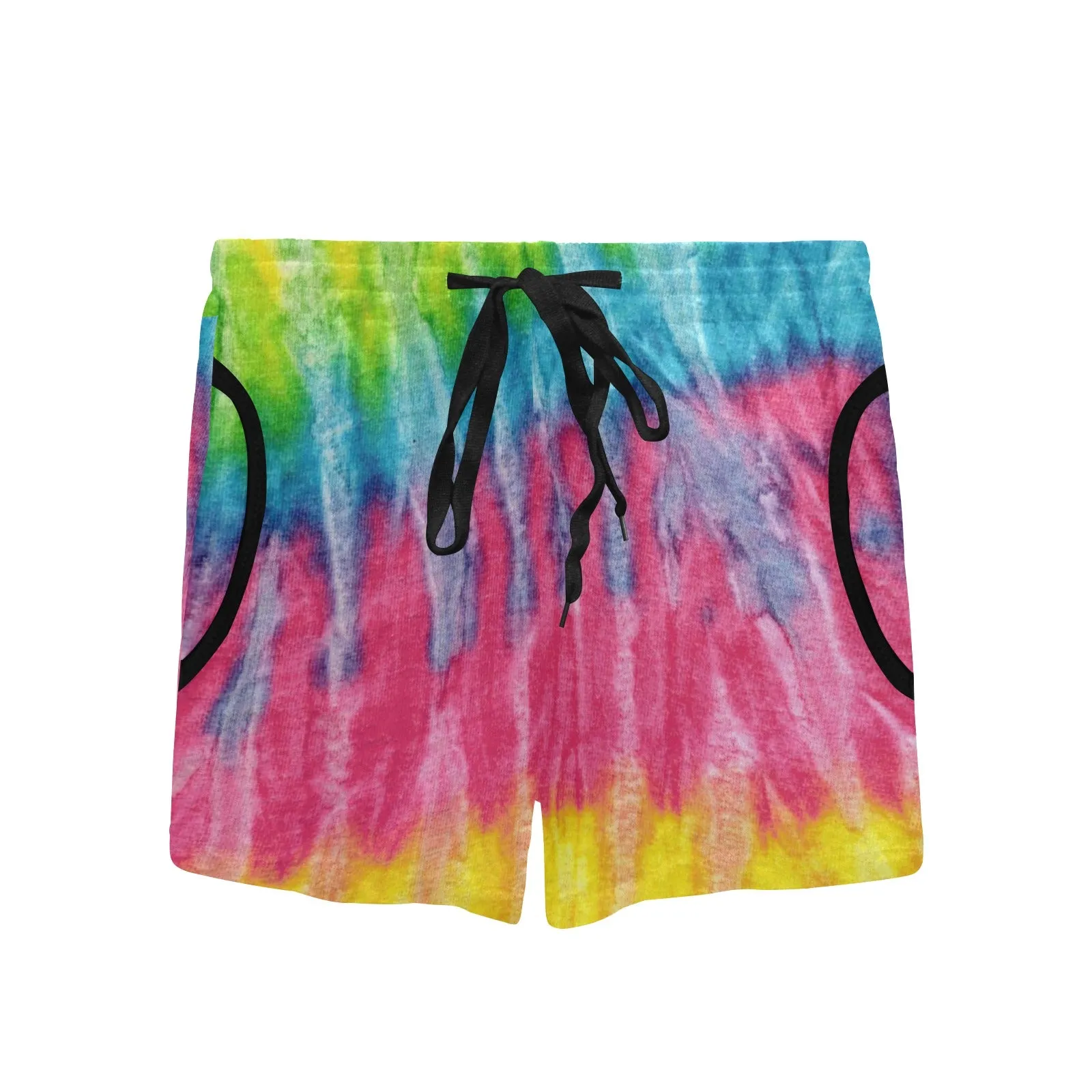 Multi Tie-dye Women's Mid-Length Board Shorts