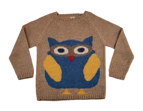 NW602 INDIGO OWL SWEATER