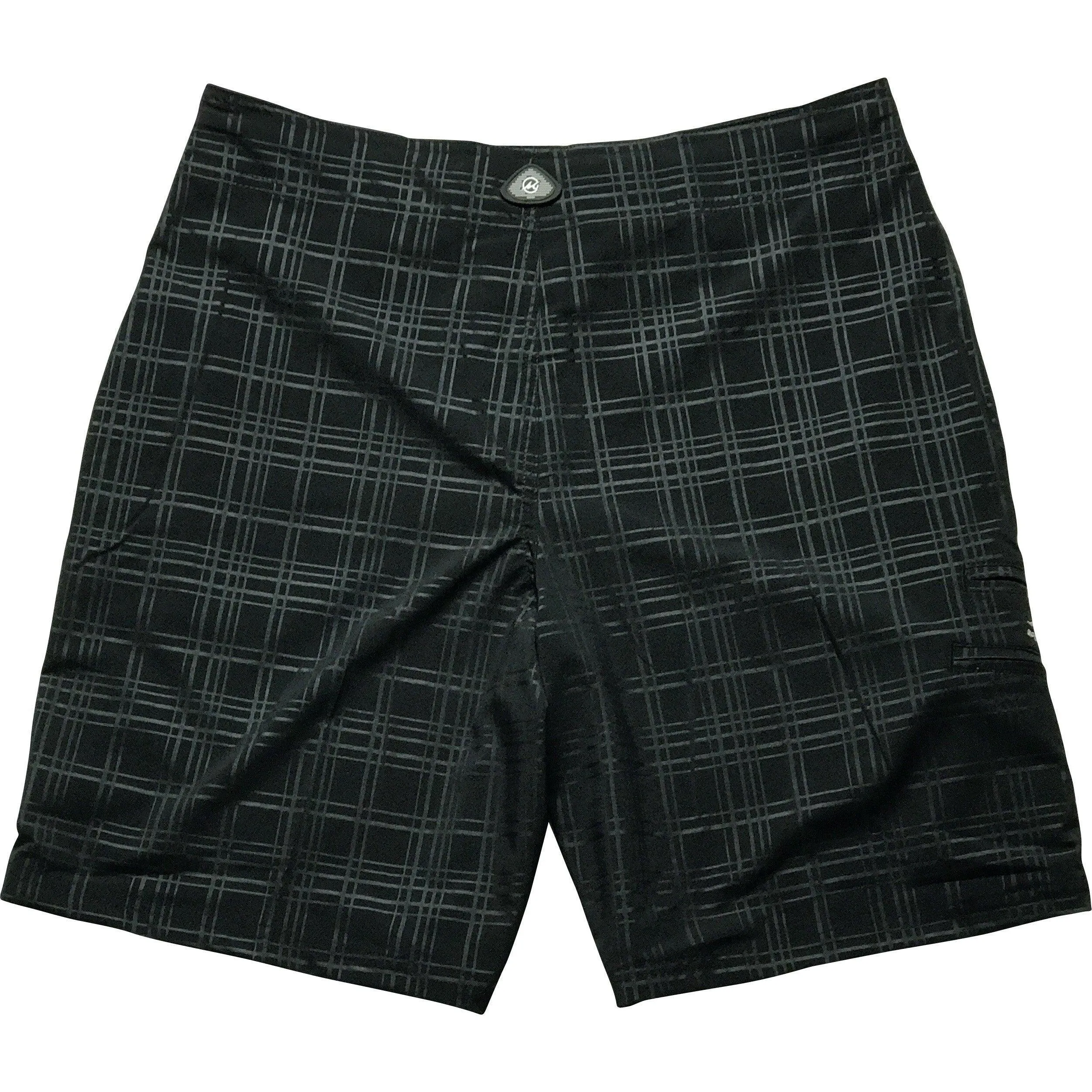 Plaid Tec Board Shorts