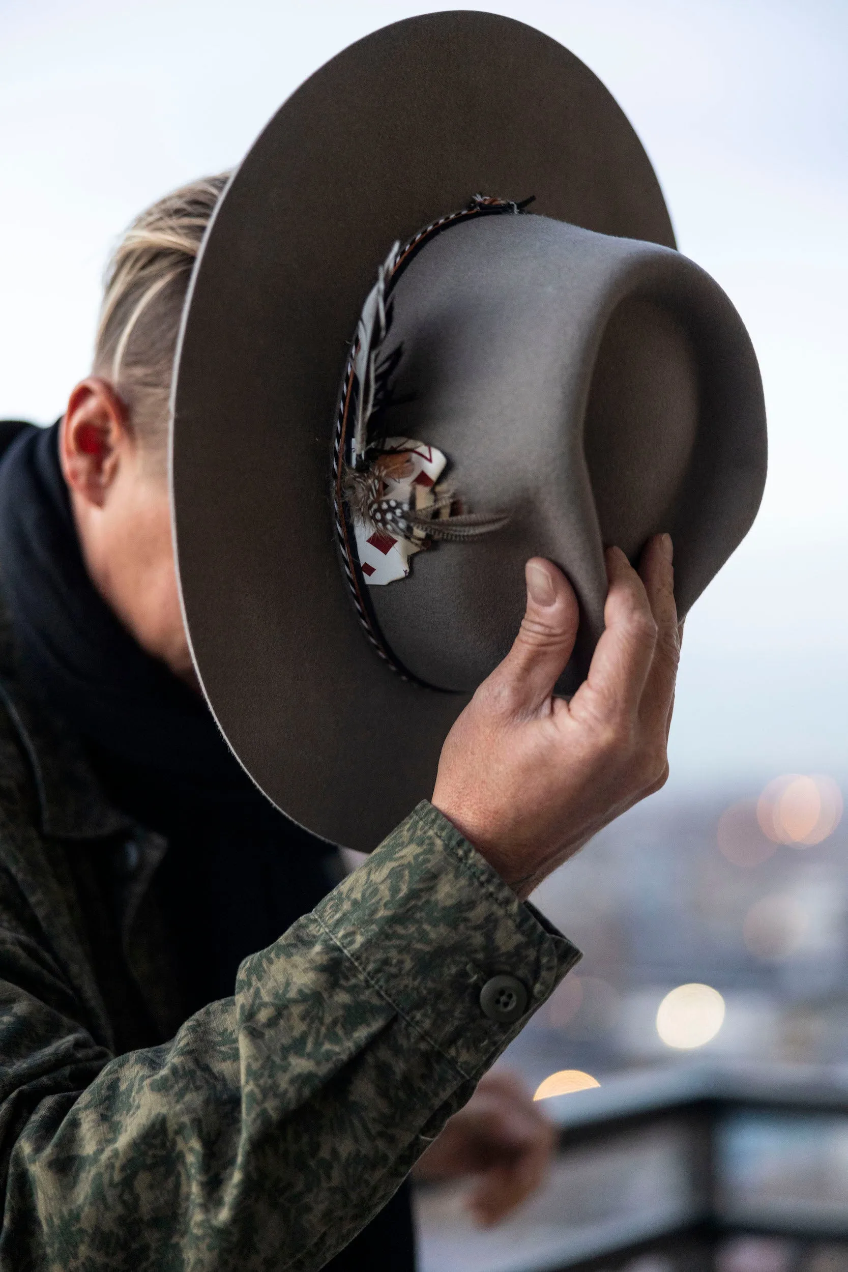 Rancher Wide Brim Hat - Ash