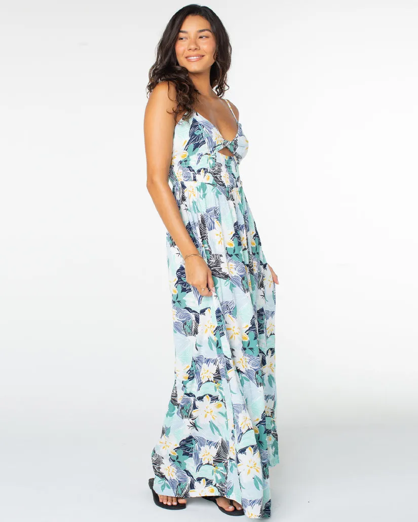 Roxy Sunrise Oasis Print Maxi Dress