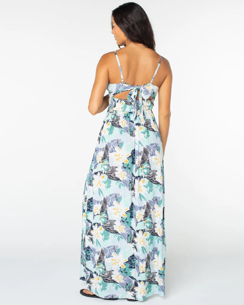 Roxy Sunrise Oasis Print Maxi Dress