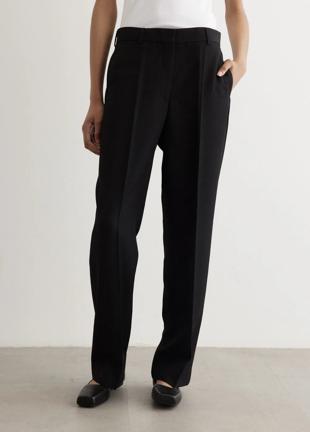 Straight Tailored Trousers