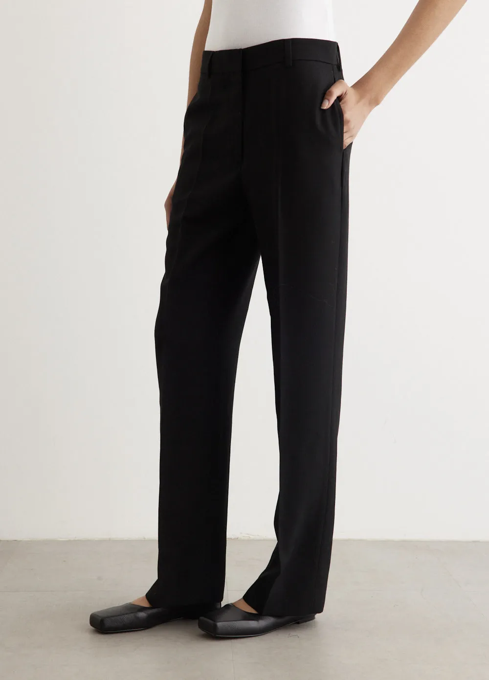 Straight Tailored Trousers