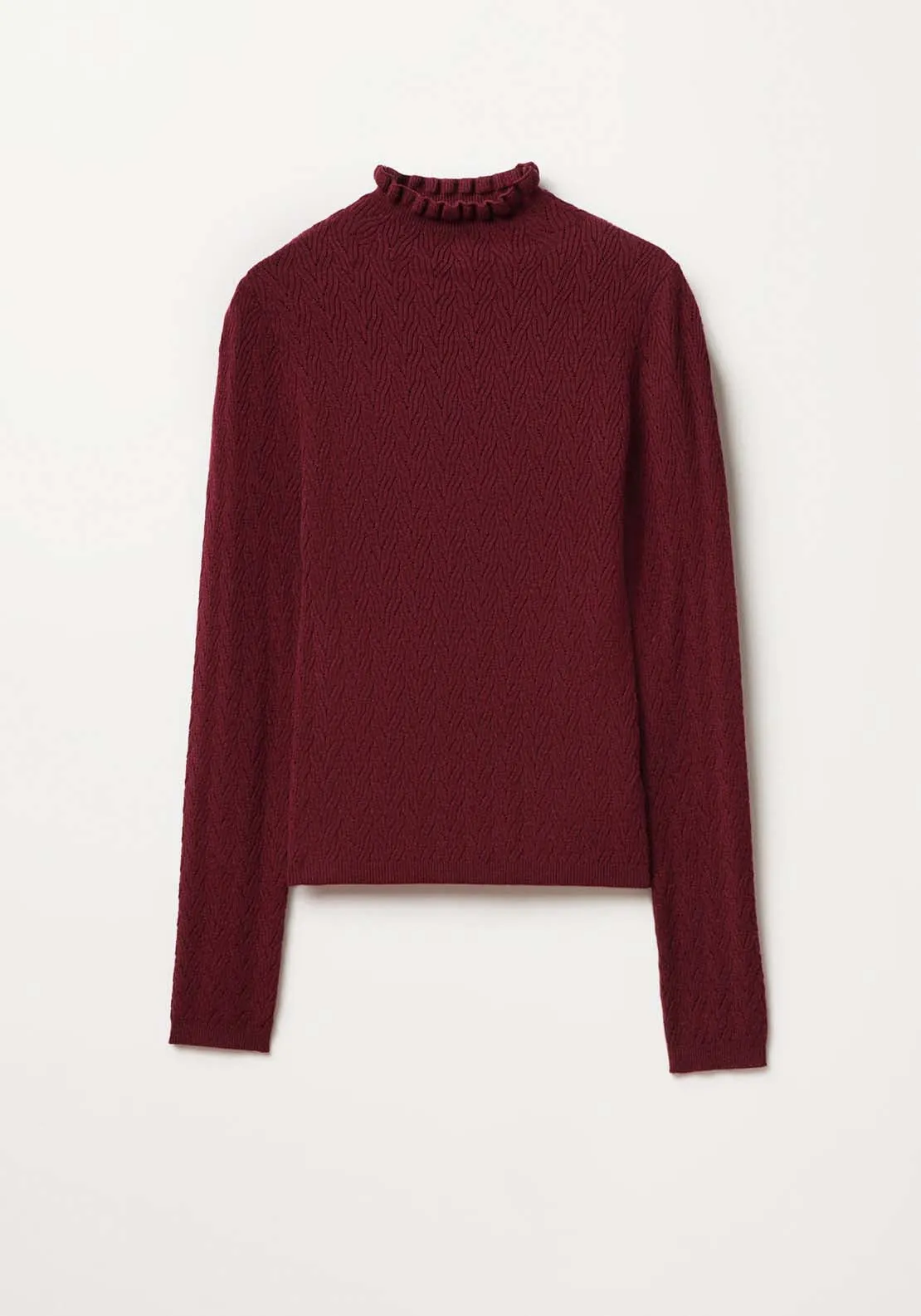 Structured Sweater - Burgund