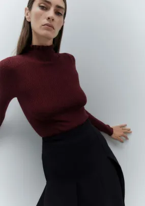 Structured Sweater - Burgund