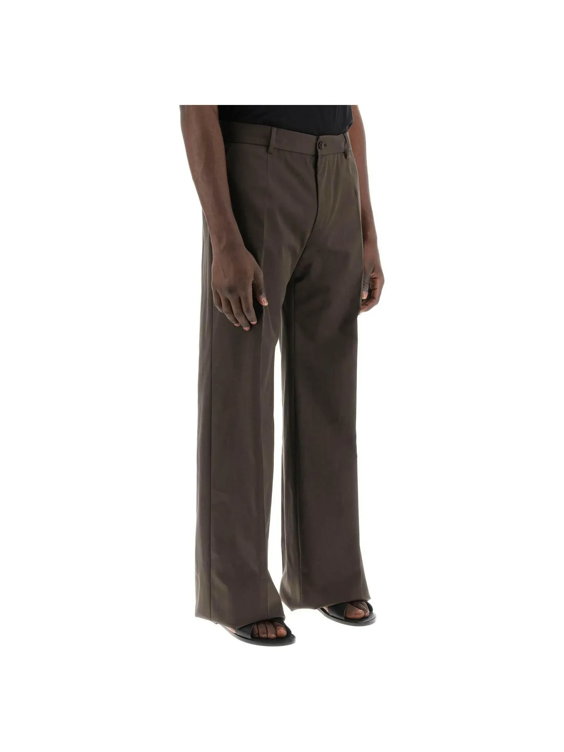 Tailored Wide-Leg Trousers