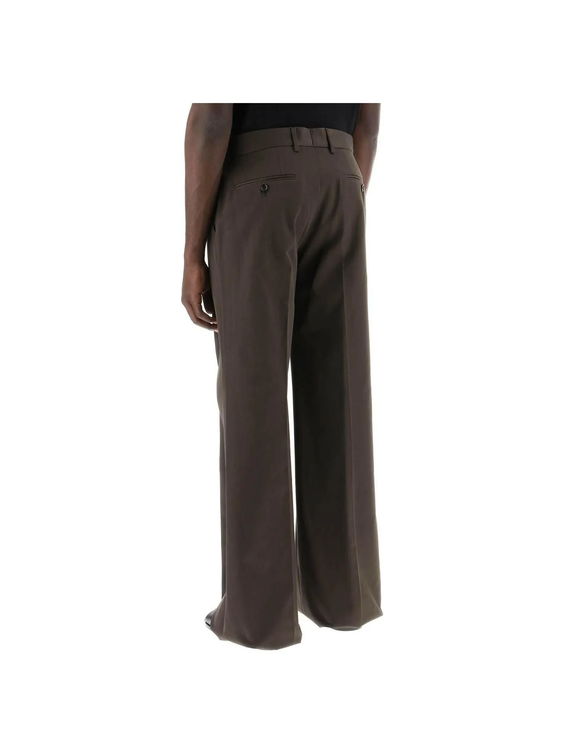 Tailored Wide-Leg Trousers