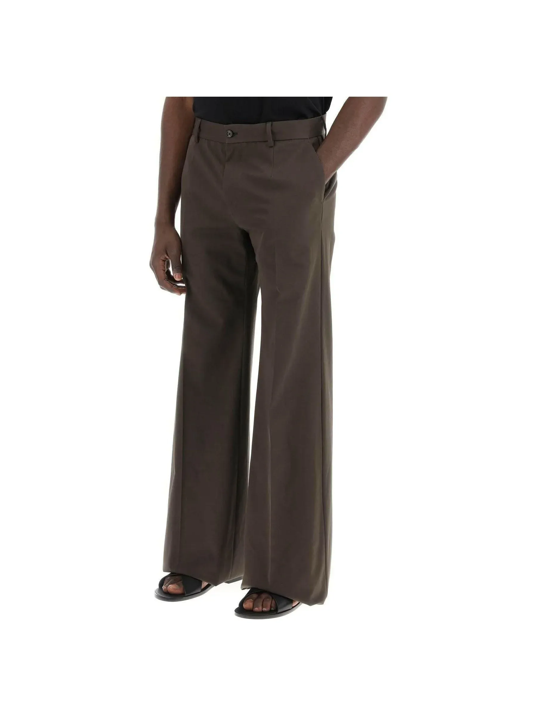 Tailored Wide-Leg Trousers