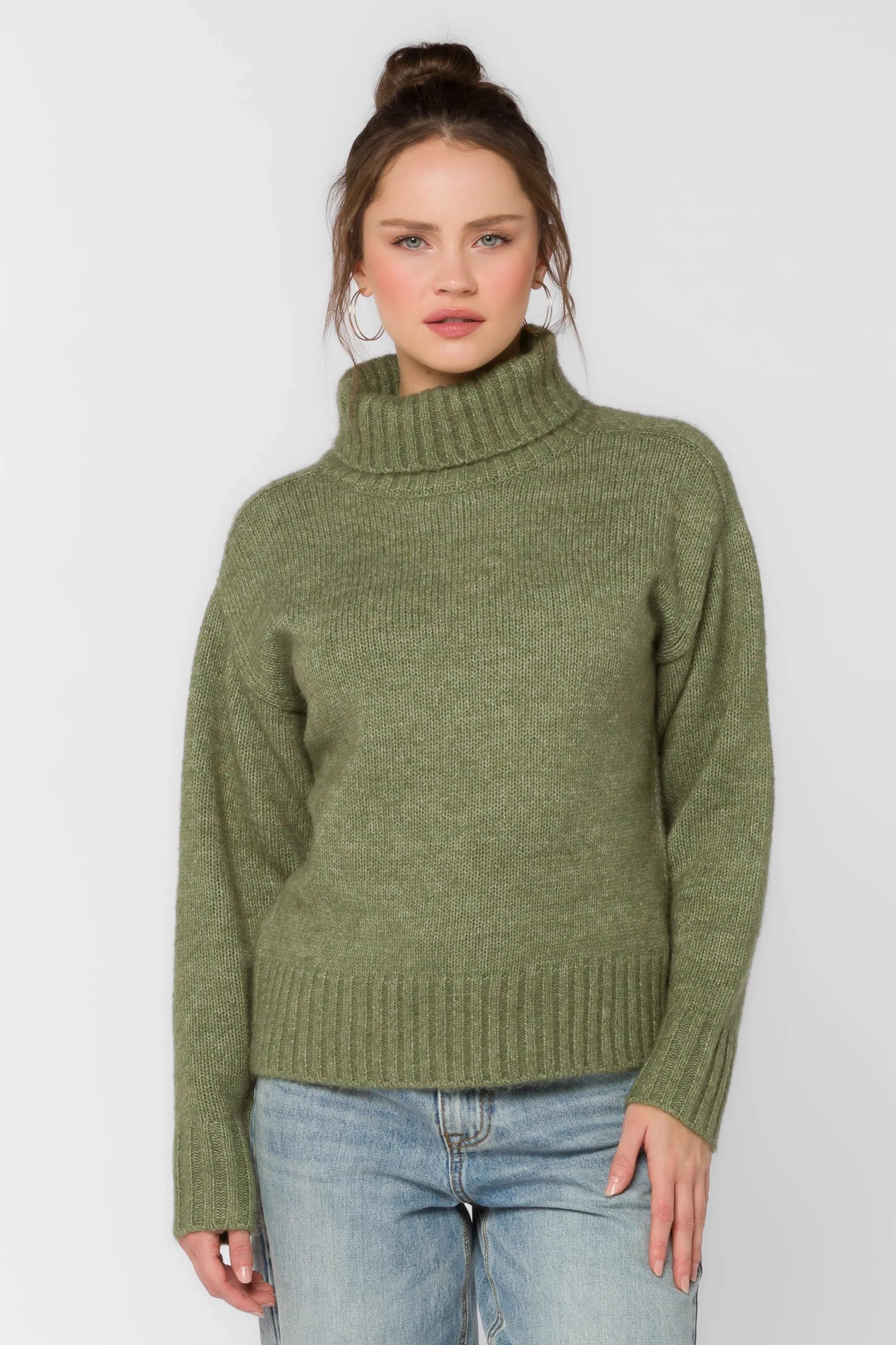 Tillie Pesto Green Sweater