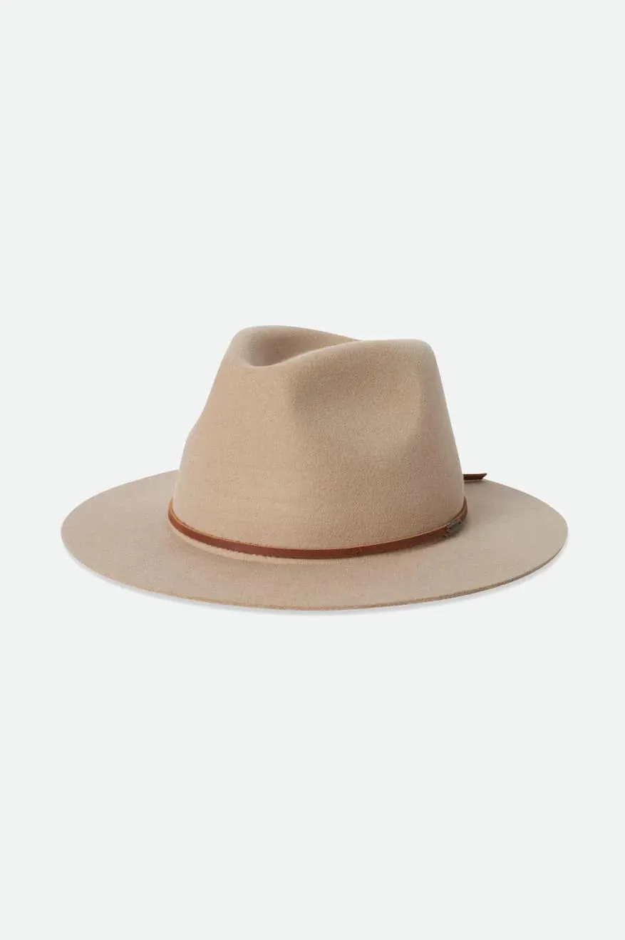 Wesley Fedora - Sand Brown