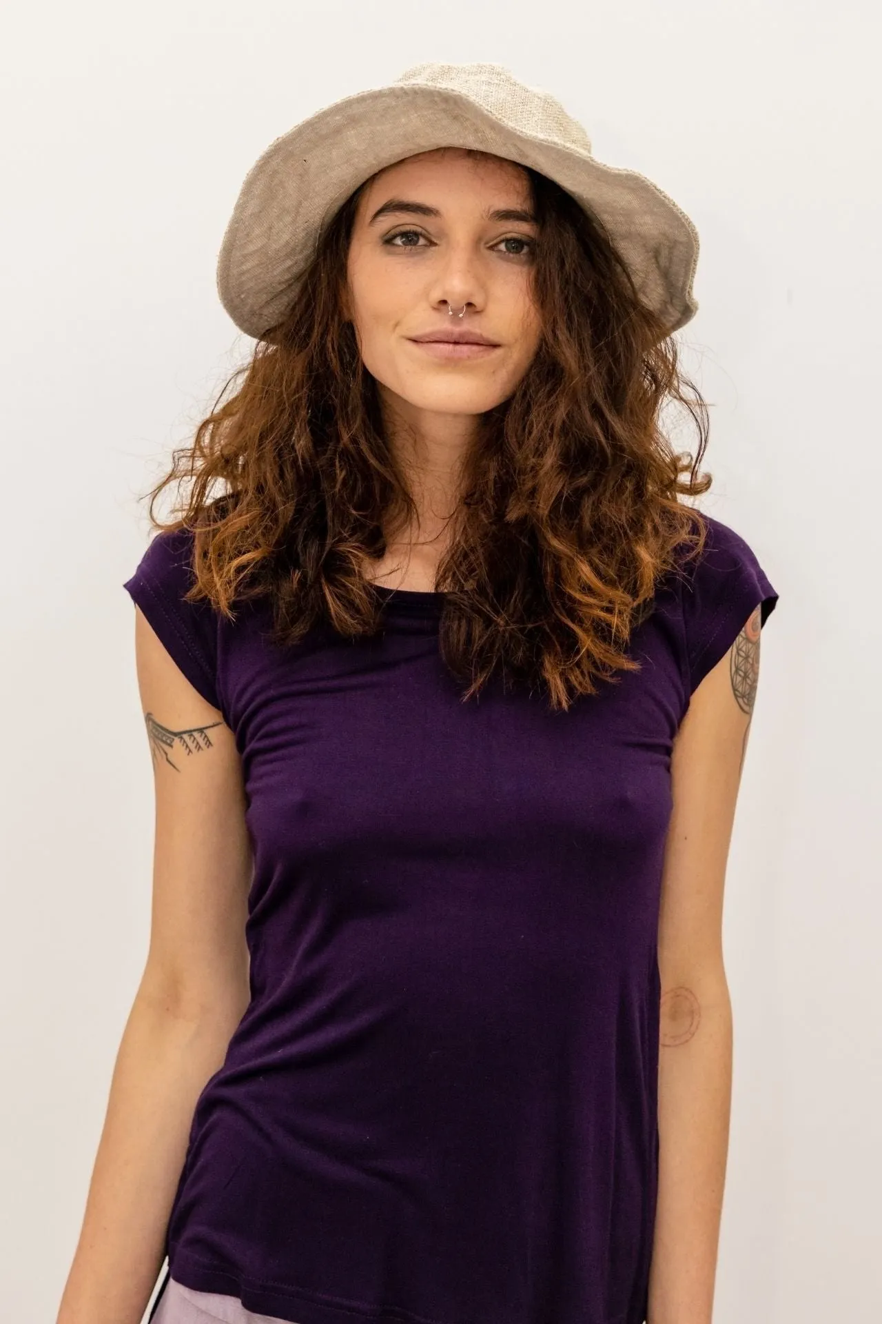 Wide Brim Hemp Hat