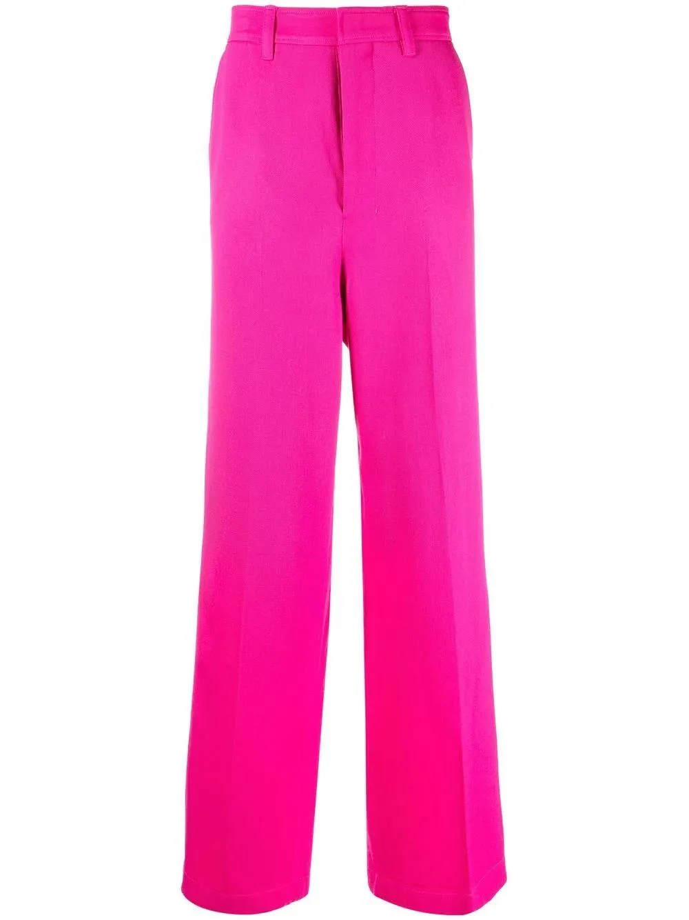 wide-leg tailored trousers