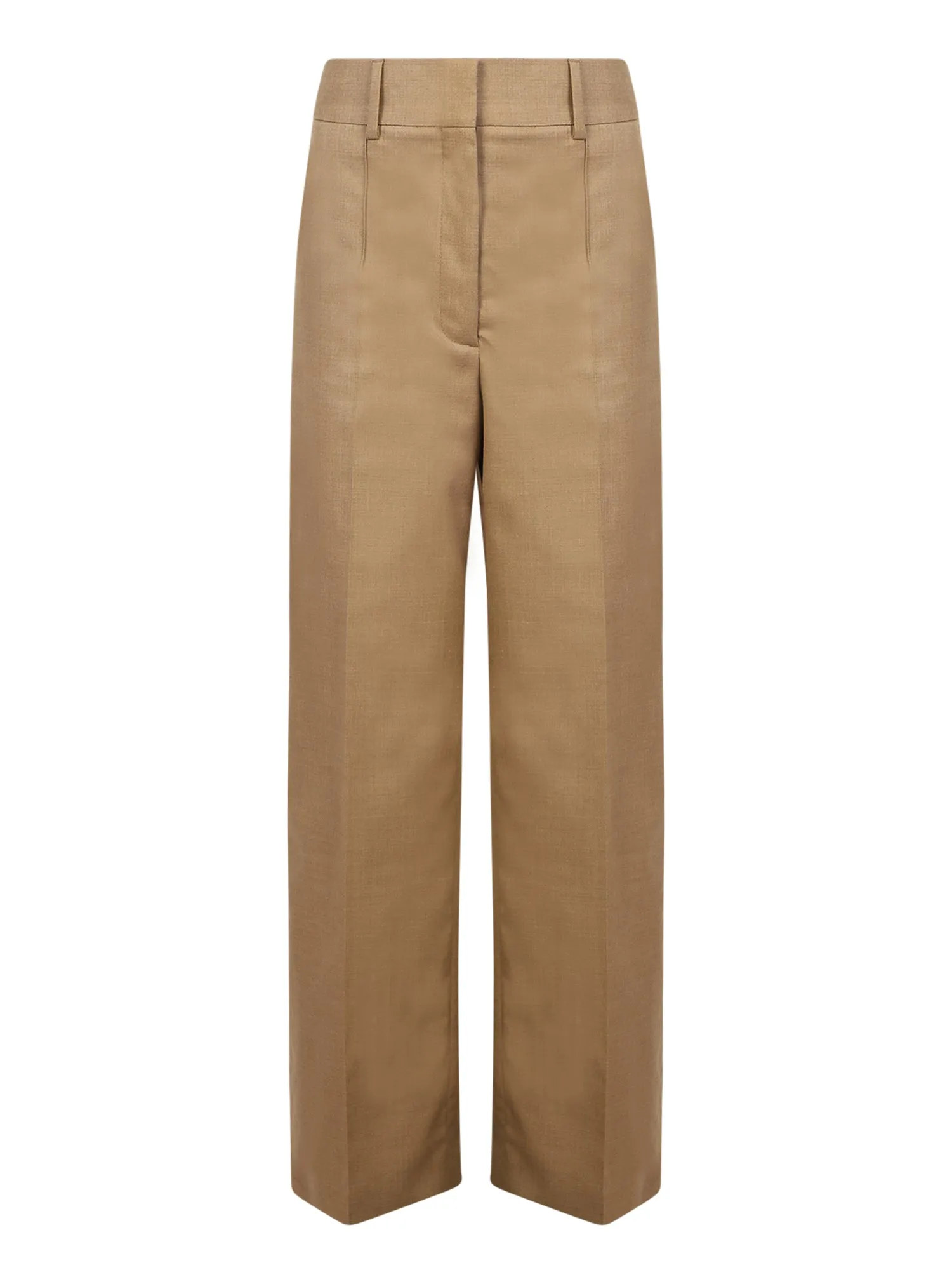 Wide-leg tailored trousers