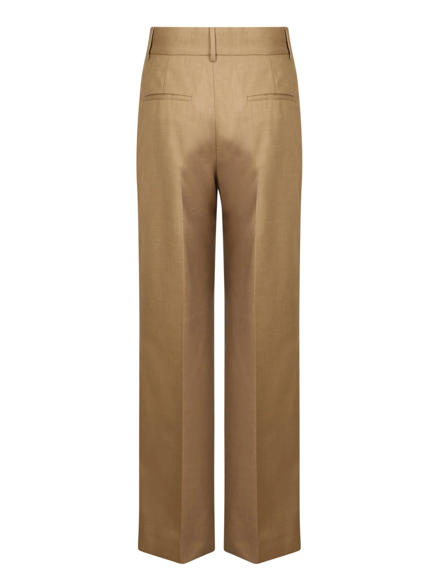 Wide-leg tailored trousers