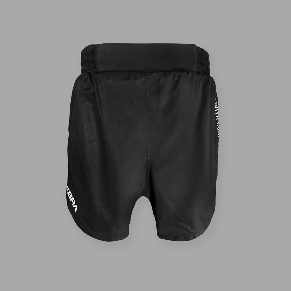 Zebra Board Shorts - Black